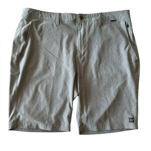 7 Diamonds Polymuse Performance Short Gray Sz 36